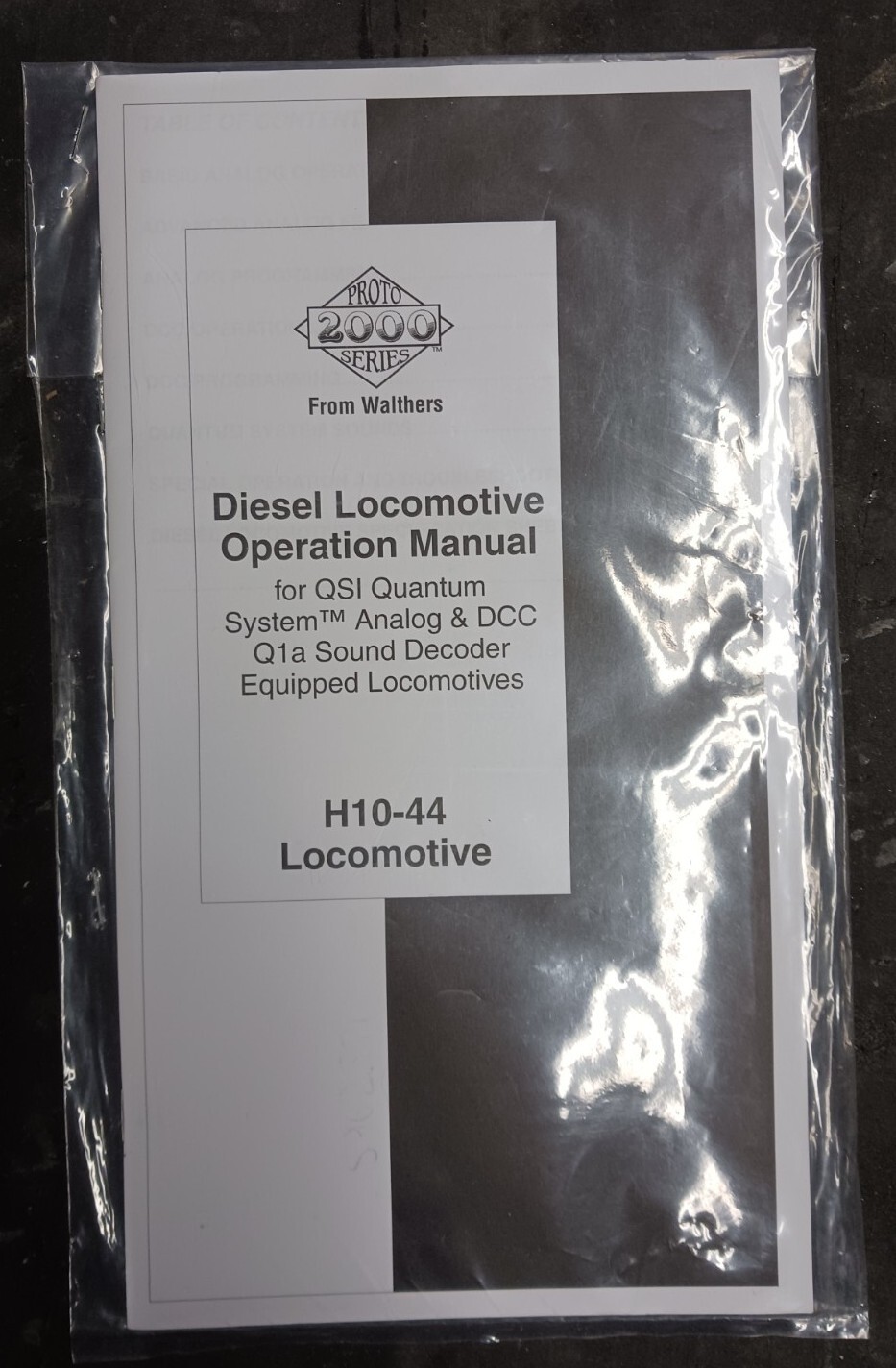 Proto 2000 HO Fairbanks-Morse H10-44 QSI DCC – MANUAL ONLY (TG)