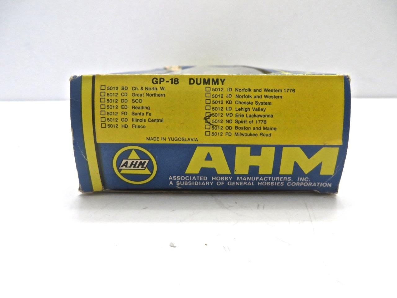 HO AHM 1776 SEABOARD COAST LINE GP-18 Dummy Diesel New Old Stock Low Ship Cost