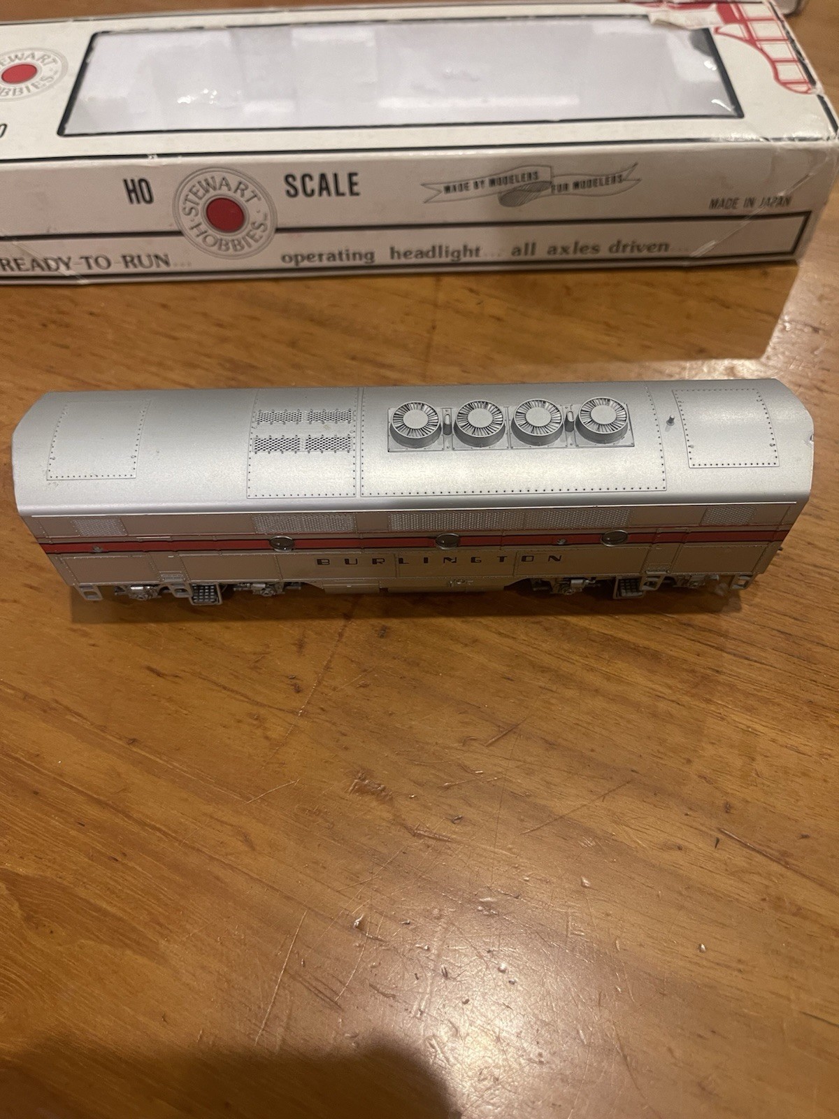 Stewart Hobbies HO Scale Burlington CB&Q Locomotive A-B Set-Vintage