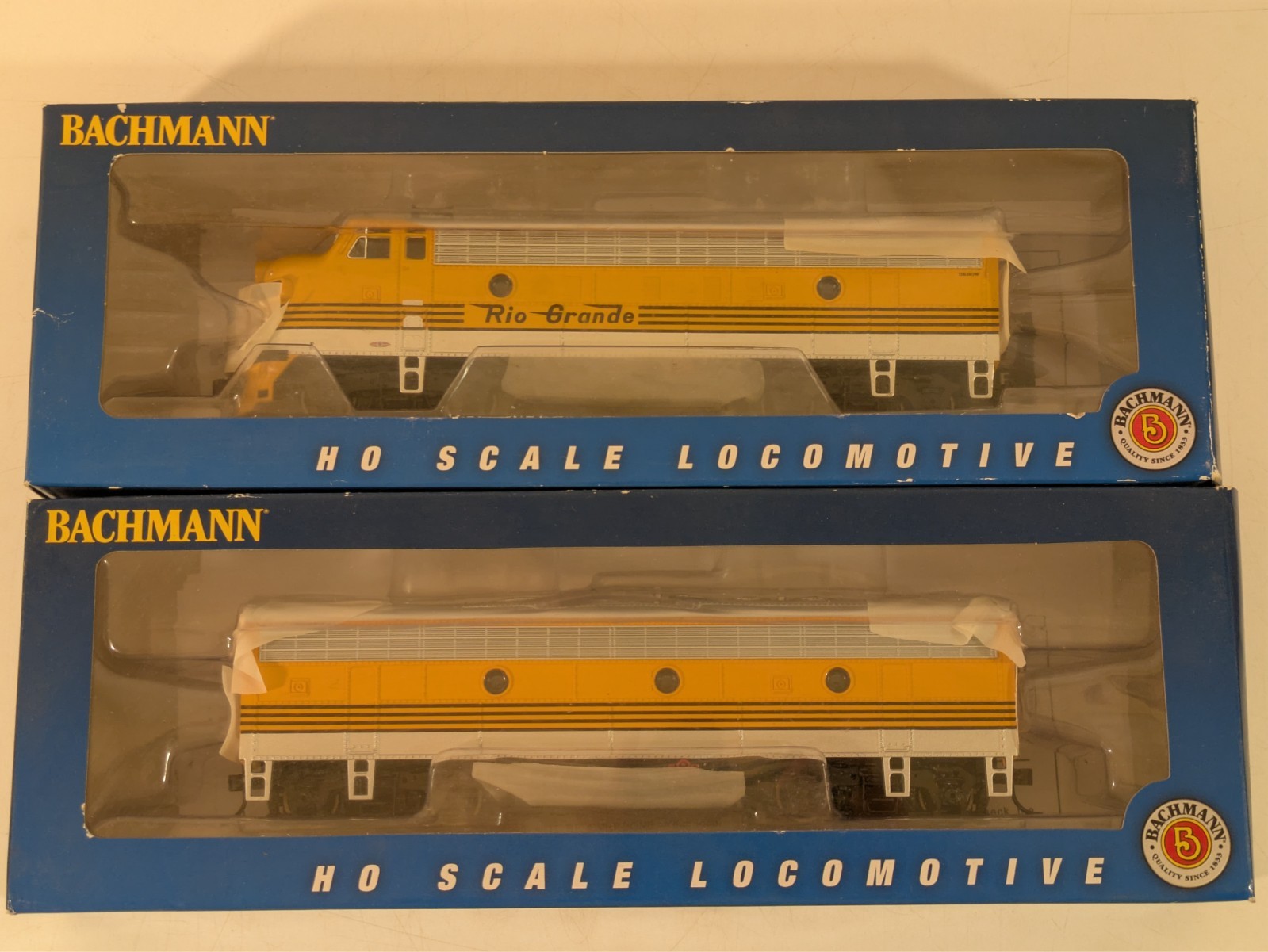 HO EMD F7A/F7B Set (Both Pwd) D&RGW Denver & Rio Grand W. DC NIB NOS # 63707/807