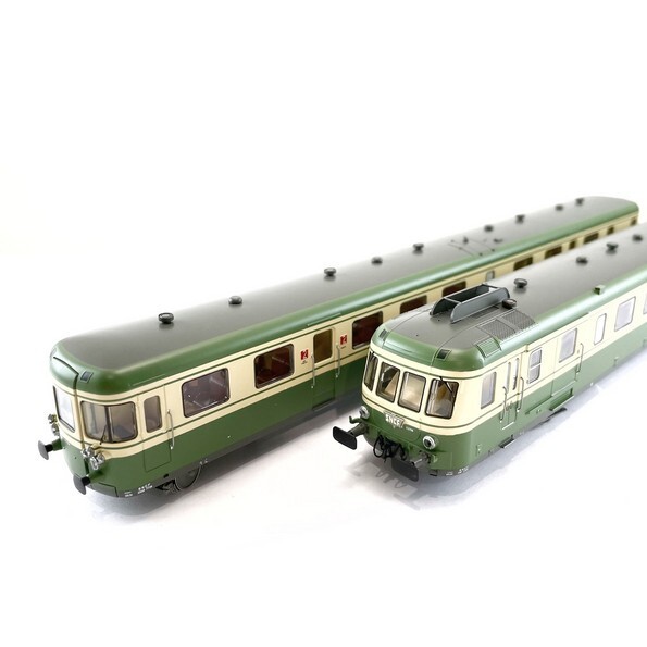 Jouef HJ2386S Set RGP2 2 Elements Green/Beige Livery, DCC SOUND