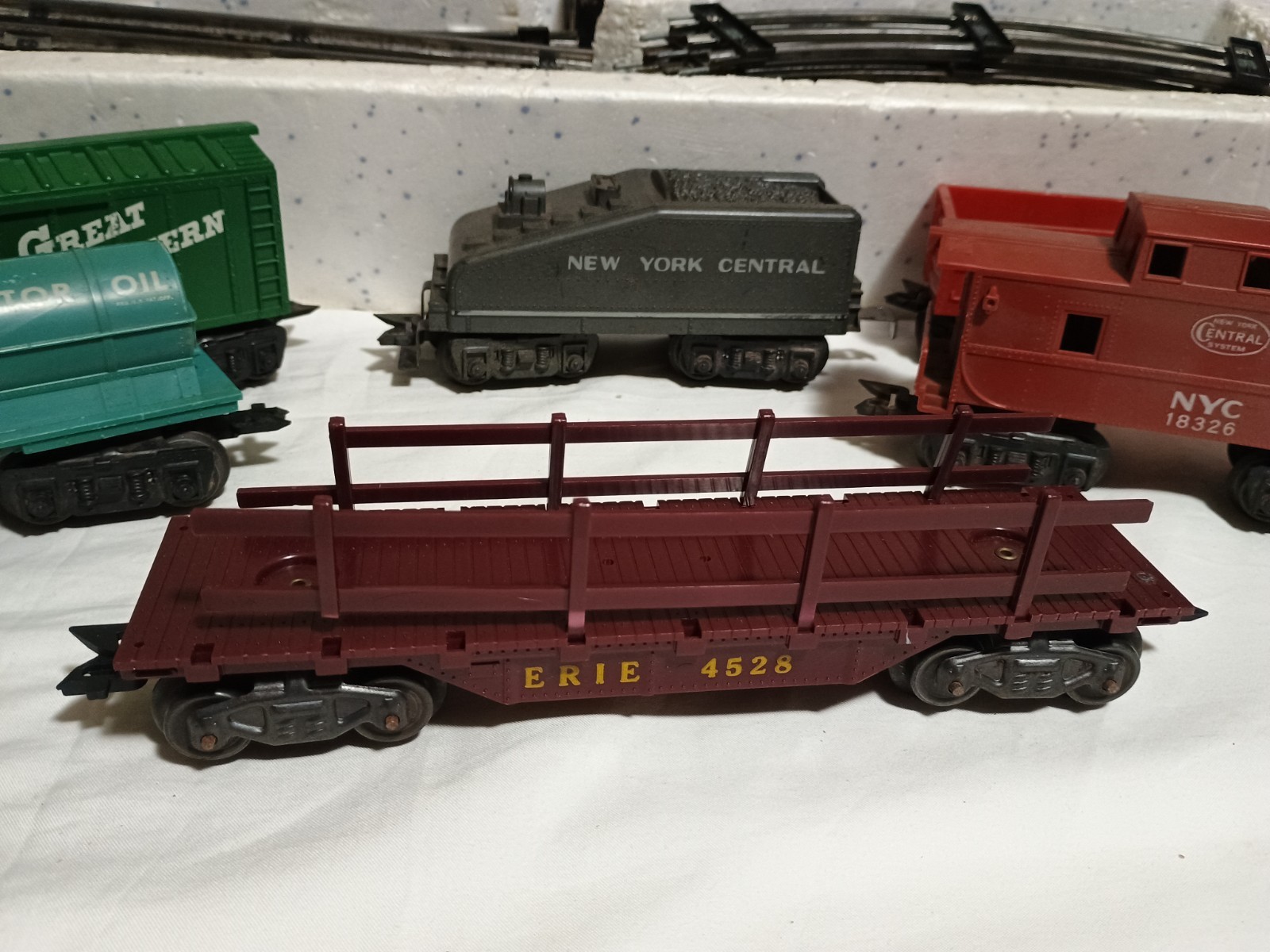 1959 Marx Diesel Electric Train Set Santa Fe🏵 41831 Remote Control 50w + Extras