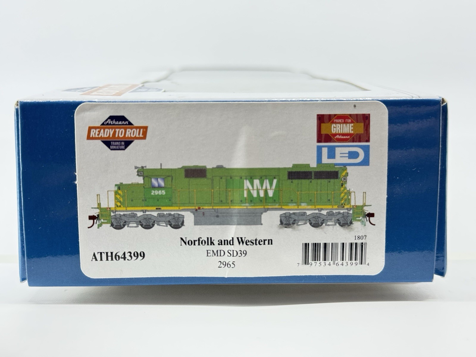 HO Athearn RTR 64399 Norfolk & Western SD39 Powered Diesel Locomotive N&W #2965