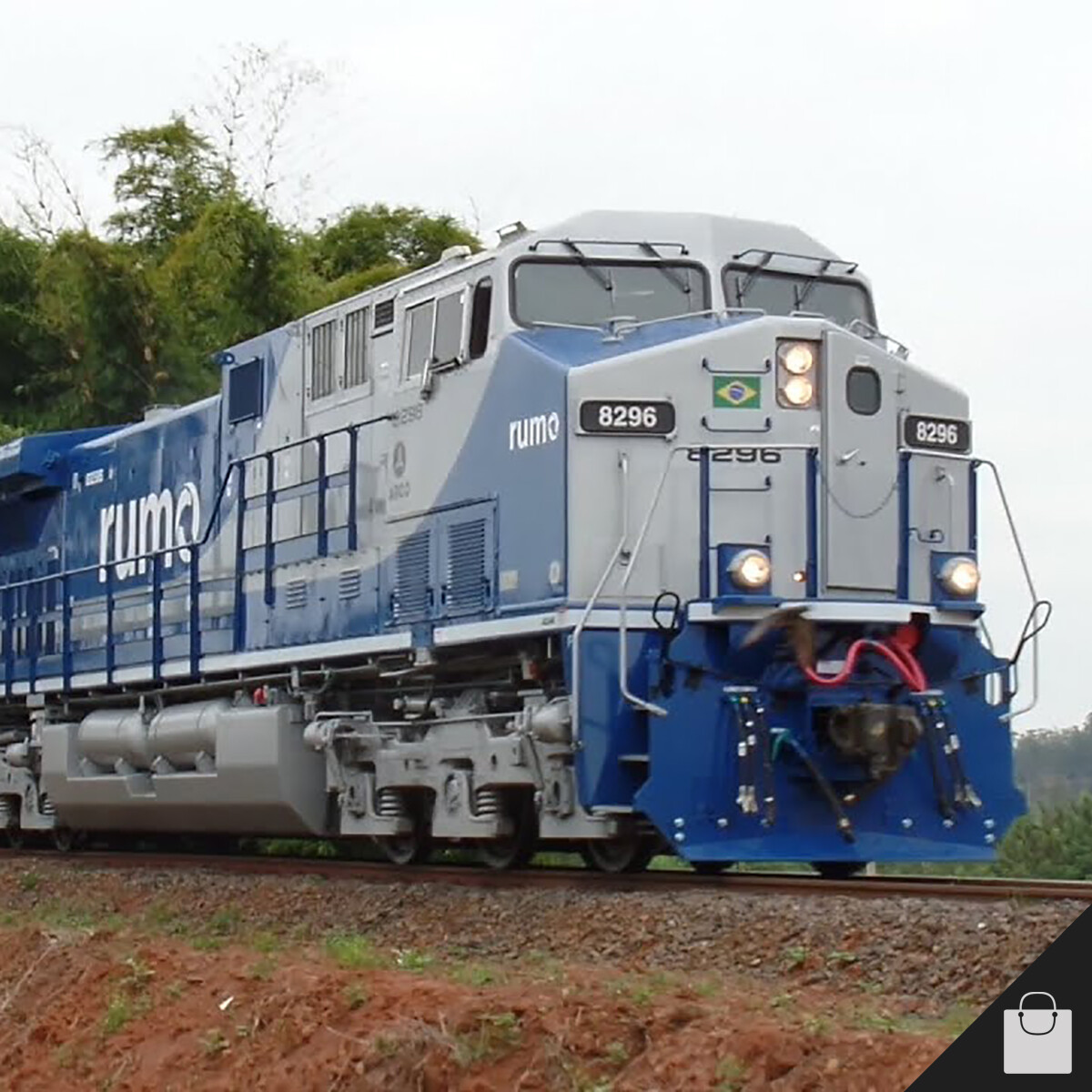 Frateschi AC44i Rumo Phase II 3073 HO Miniature Electric Locomotive Brazil Train