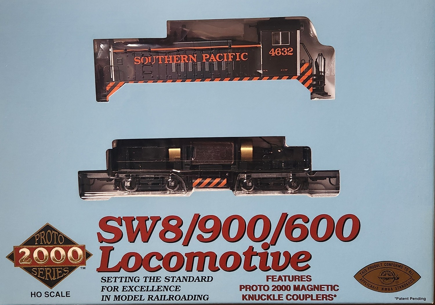 Proto 2000 Series SW8 Locomotive HO Scale #30072 Southern Pacific #4632