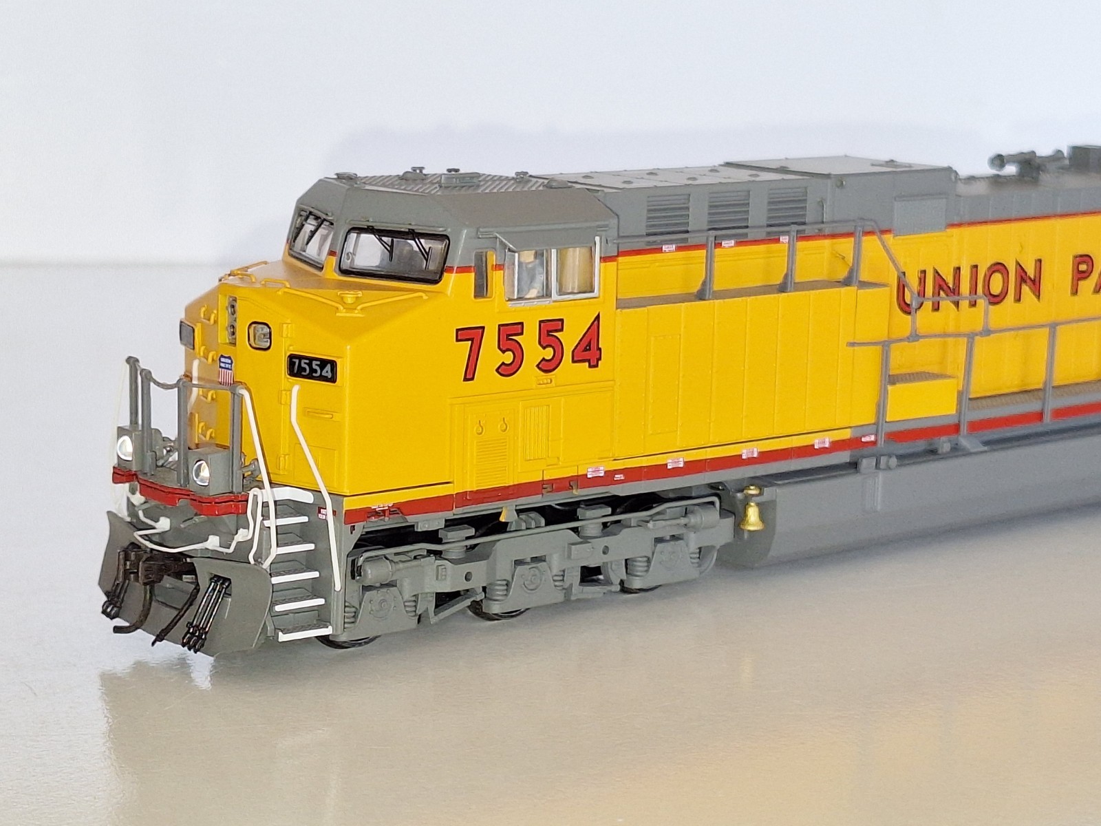 Broadway Ltd DCC & Sound, Union Pac.GEAC6000CW 7554. Excell cond.HO scale.Boxed
