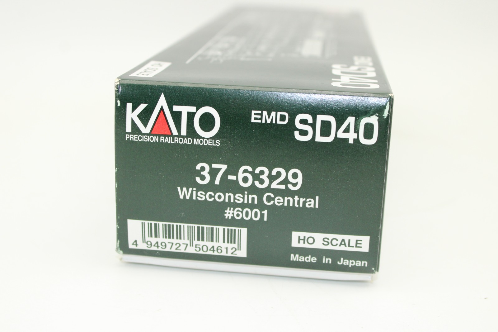 Kato HO WC Wisconsin Central SD40 Diesel Locomotive #6001 NOS 37-6329 DCC Ready