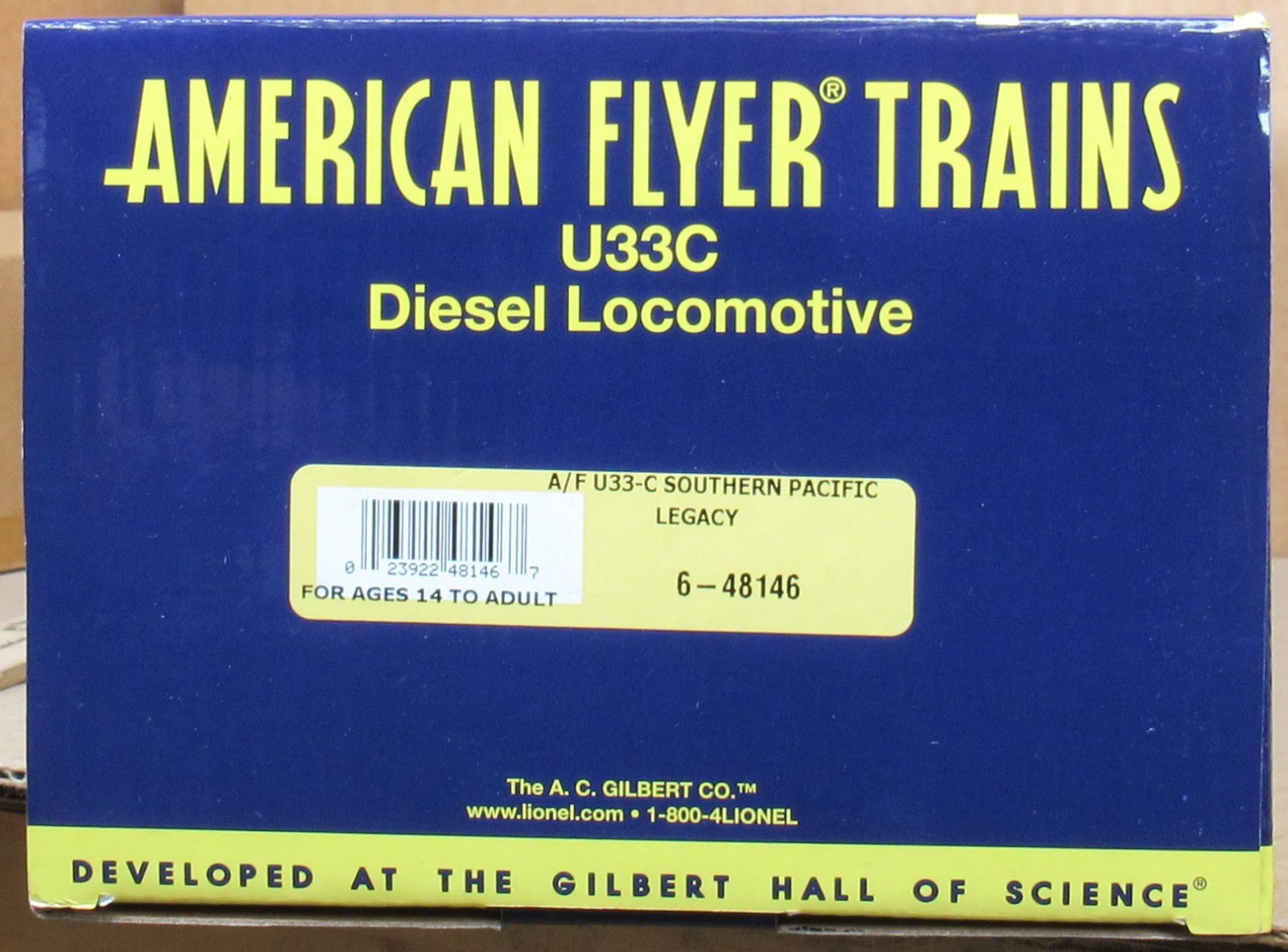American Flyer 48146 Southern Pacific U33C Diesel Engine w/LEGACY S-Gauge LNIB
