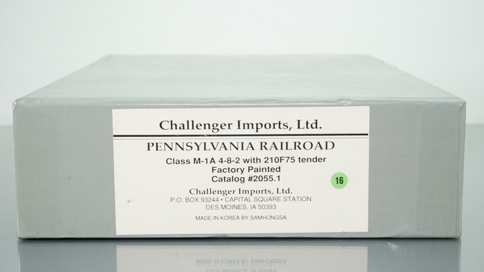 Challenger Imports Brass M-1A 4-8-2 PRR 6770 WEATHERED HO Scale