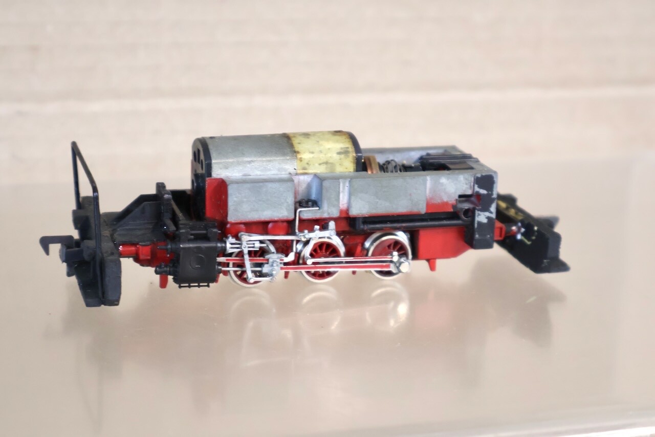 KIT SCRATCH BUILT ROCO O-16.5 WSLR 0-6-0 NARROW GAUGE LOGGING LOCOMOTIVE 42 ol