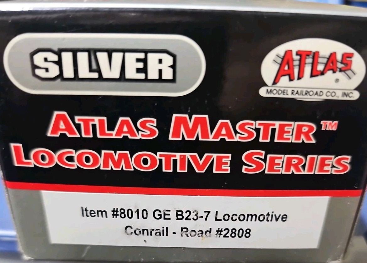 atlas ho silver series locomotive GE B23-7 Conrail #2808