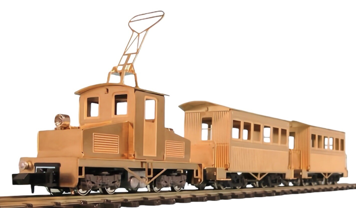 HOn30/HOe Aru-Model Narrow Gauge Steeplecab Electric Locomotive Kit H0e 009