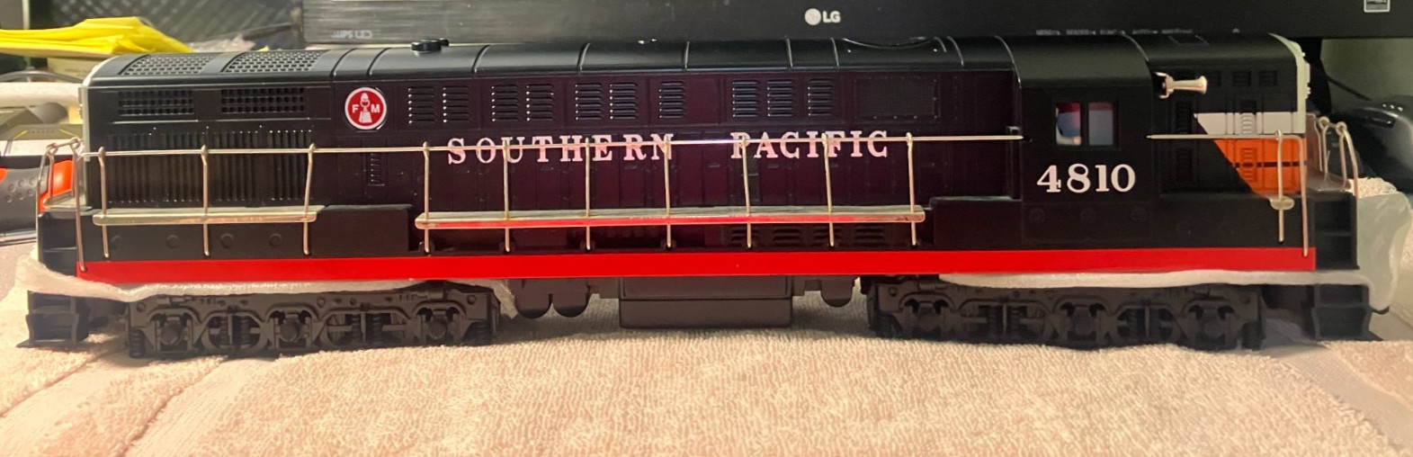 MTH PREMIER SOUTHERN PACIFIC FM TRAINMASTER DIESEL ENGINE 20-22233-1 O Ps2 BCR