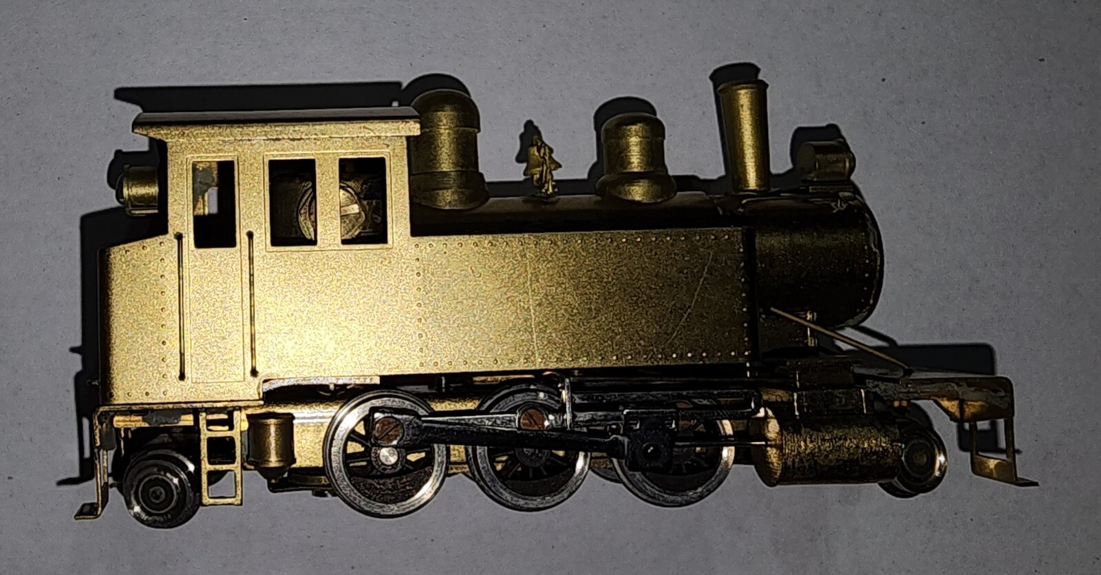 SIDE TANK LOCOMOTIVE 2-6-2 HO KEN KIDDER BRASS VINTAGE NEW