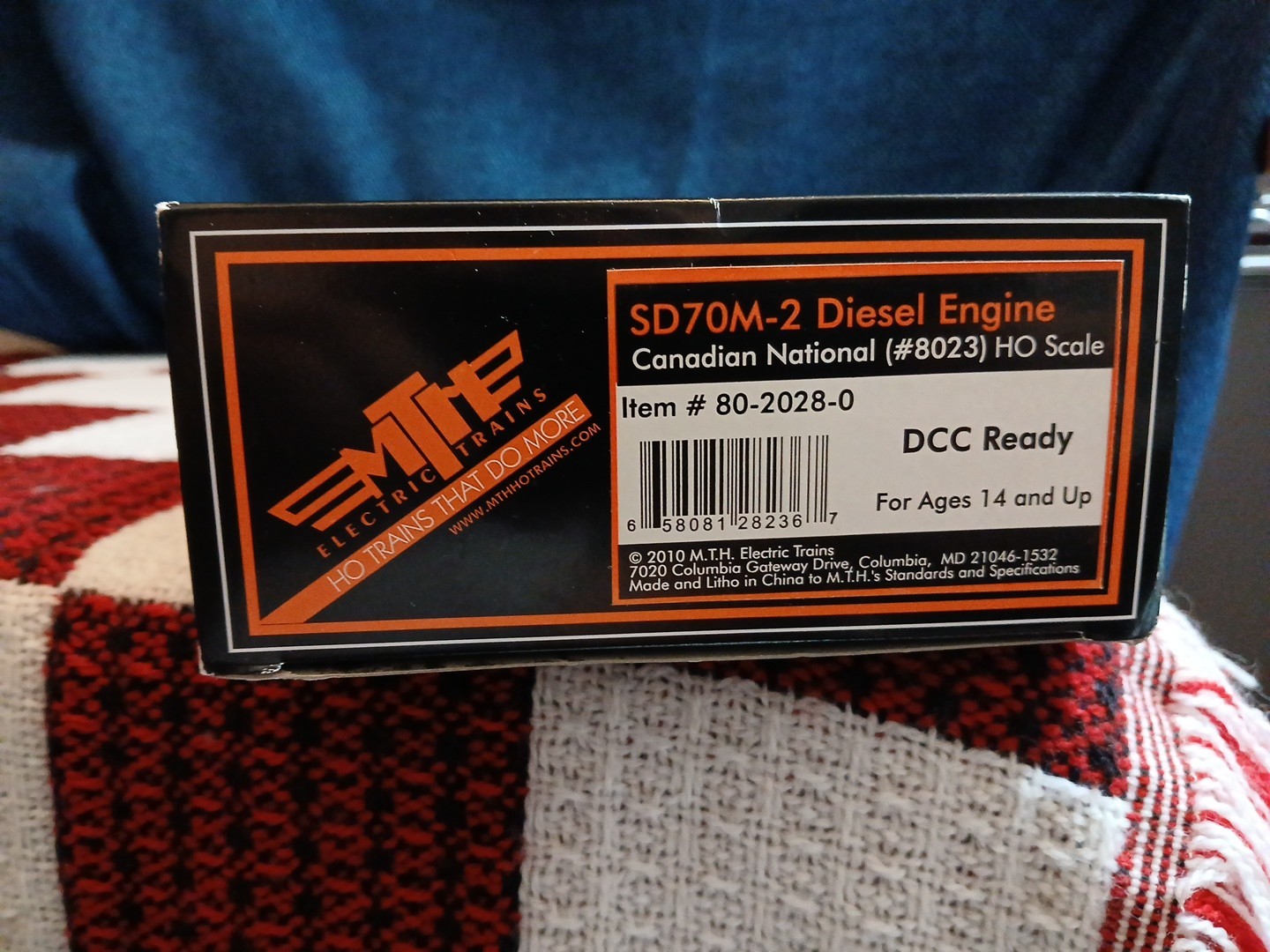 MTH SD70M-2 Diesel Engine #80-2028-0 Canadian National #8023 HO Scale