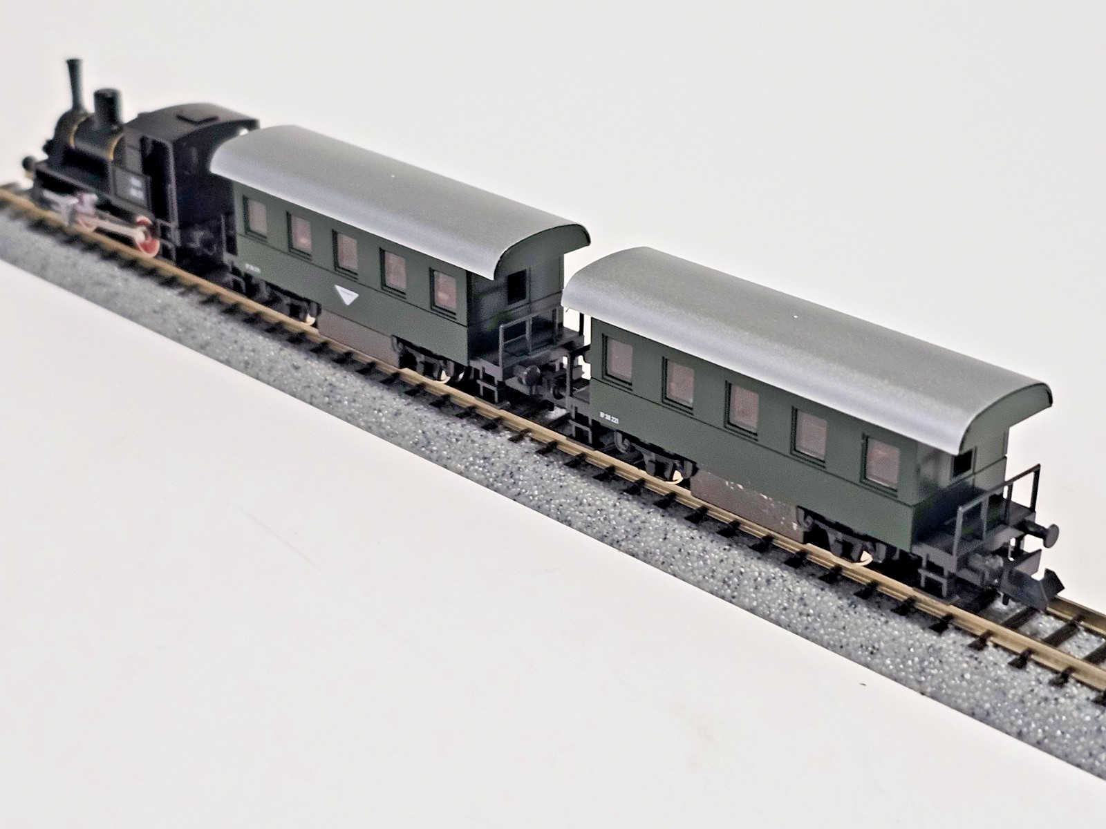 KATO K105003 N SCALE POCKET LINE SERIES STEAM DAMPFLOK MIT PERSONENWAGEN OBB