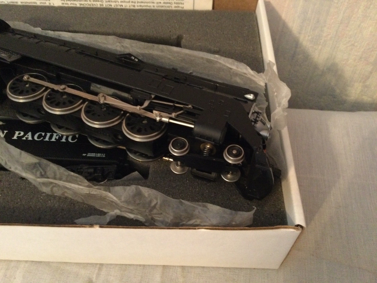Bachmann Plus GS4 4-8-4 Black & Silver War Baby – Southern Pacific 4454 NOS