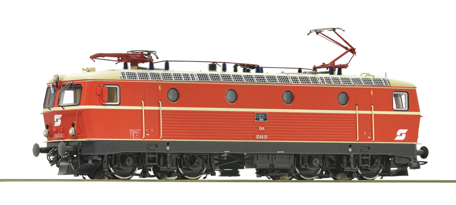 ROCO 70434 Electric Locomotive Rh 1044.01 OBB Epoch IV SOUND NEW