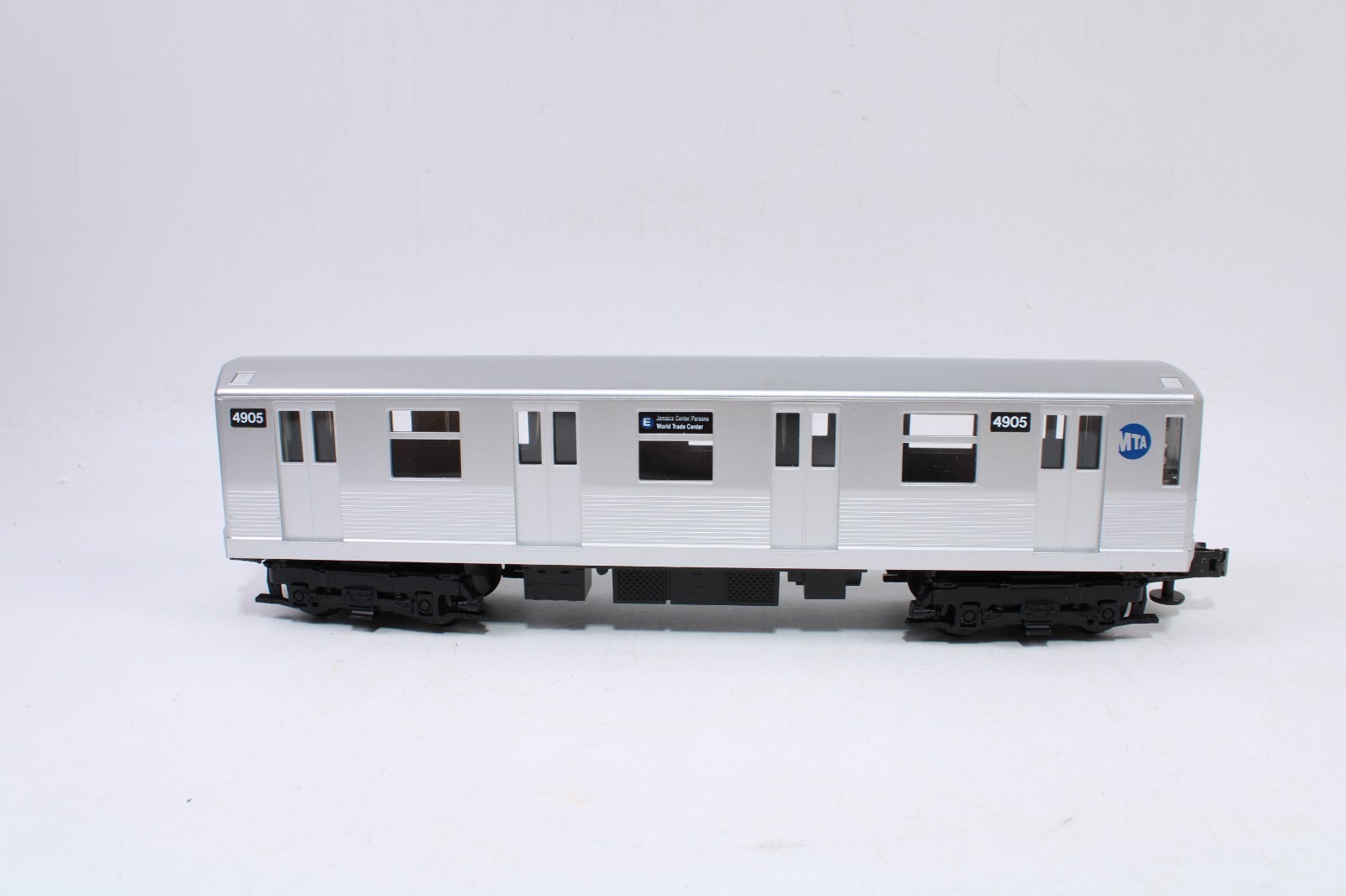 MTH 30-2162-0 O Gauge 4-Car Subway Set MTA Silver w/Horn
