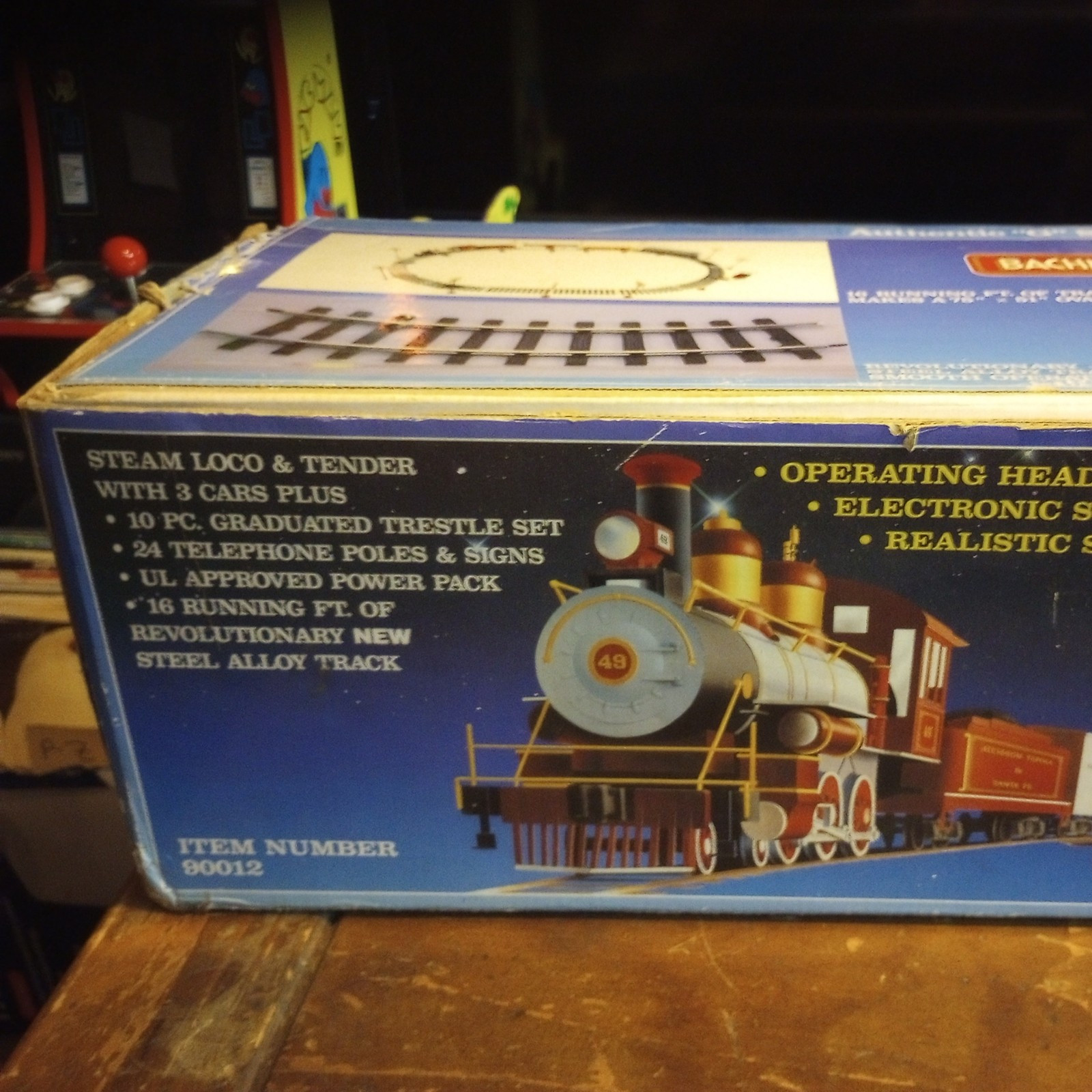 Bachmann Big Haulers Green #9 Locomotive And Tender In Box Tested!