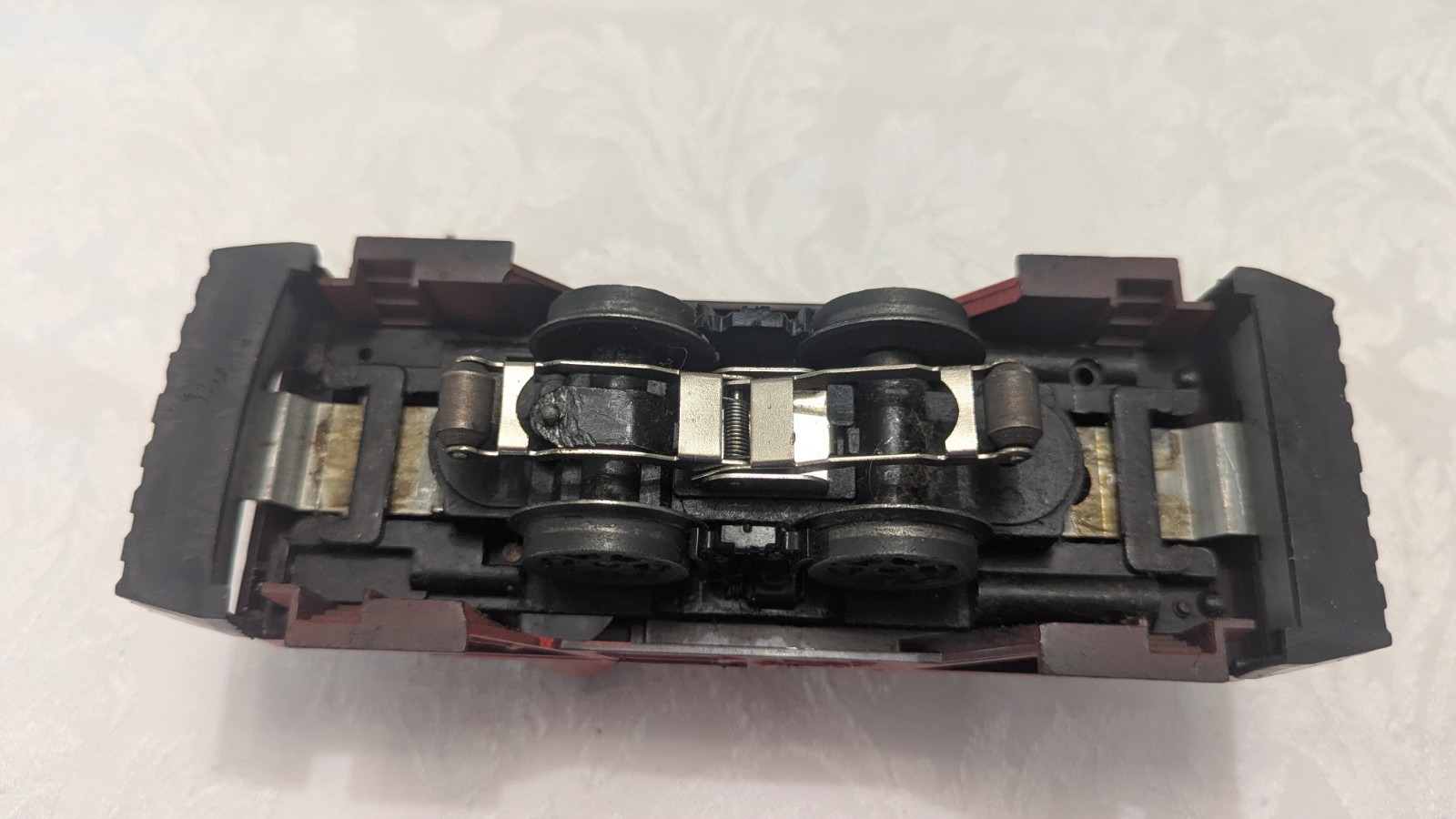 Vtg Lionel O Gauge No 52 Operating Fire Fighting Car. Built 8/1958. See photos