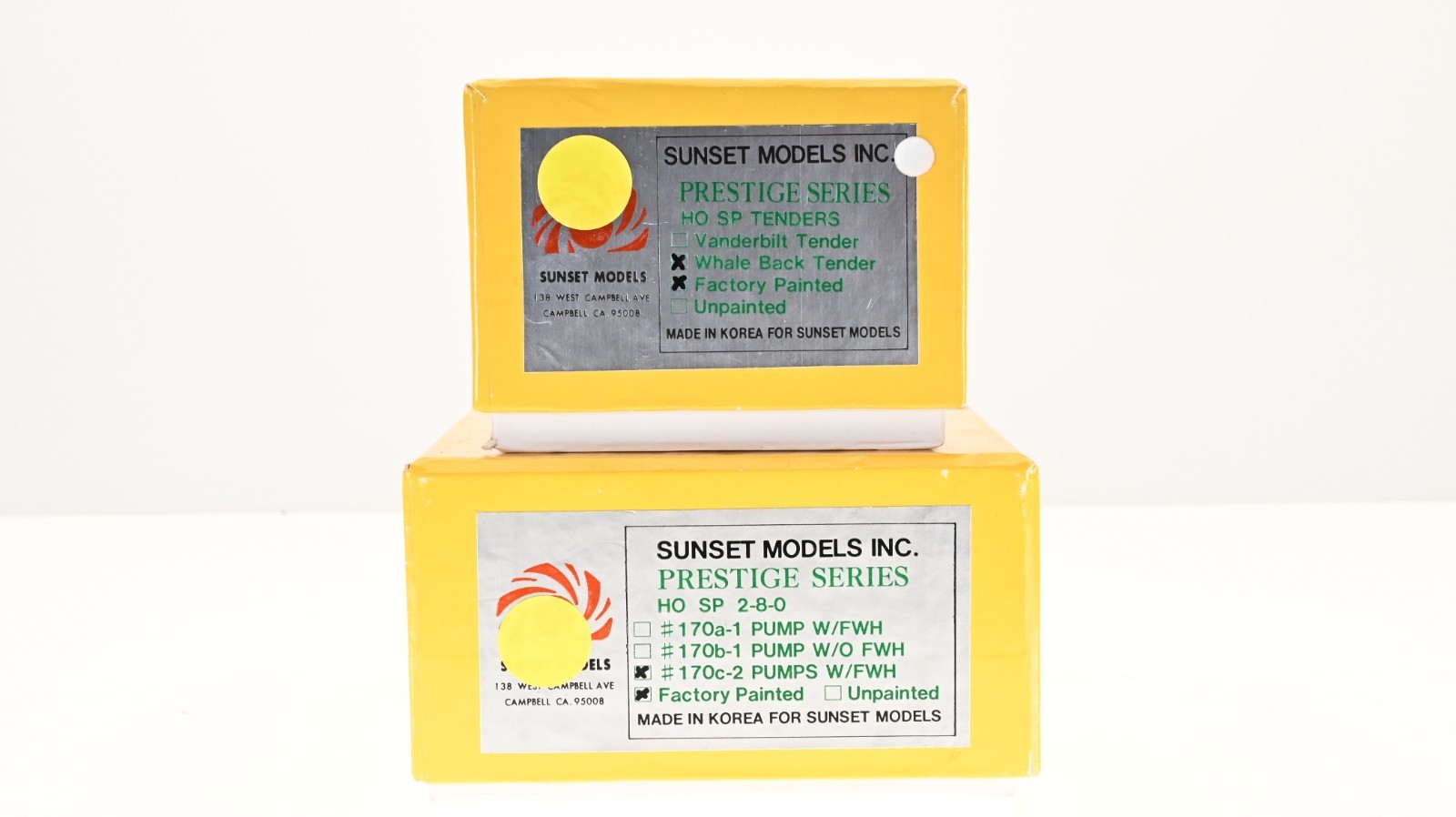 Sunset Models Prestige Series Brass 2-8-0 170c-2 w/Tender SP HO scale