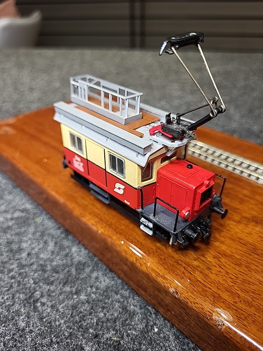 Vintage Kleinbahn HO Scale OBB X534.80 turmwagen Tower Maintenance Locomotive