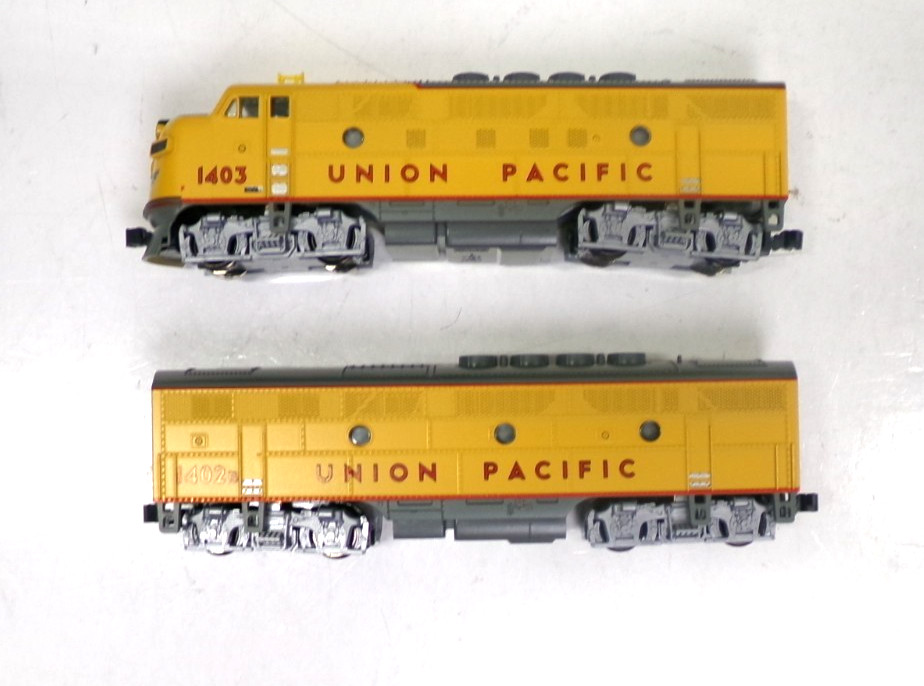 N scale Kato Union Pacific F3A+B diesel engines in original boxes (lot N 175)