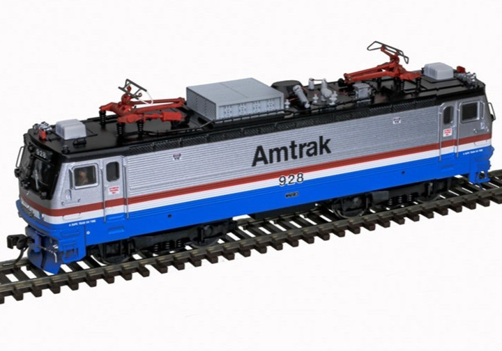 ATLAS 10004627 HO SCALE MASTER AEM-7 SILVER AMTRAK PHASE III #915 STANDARD DC