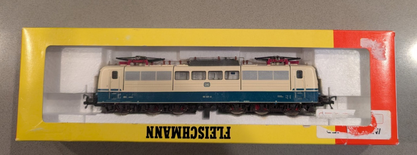 Fleischmann 4381 H0 DB BR 151 Electric Locomotive – Excellent Detail