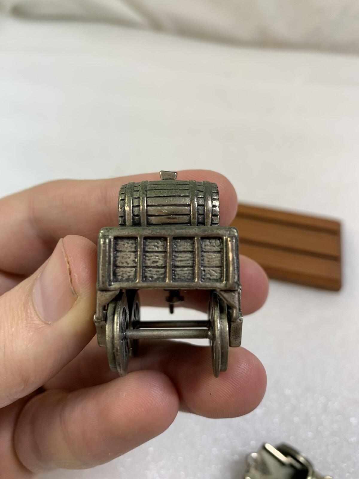 RARE Unoaerre Uno A Erre Italy Solid 800 Sterling Silver TRAIN ROCKET Figures