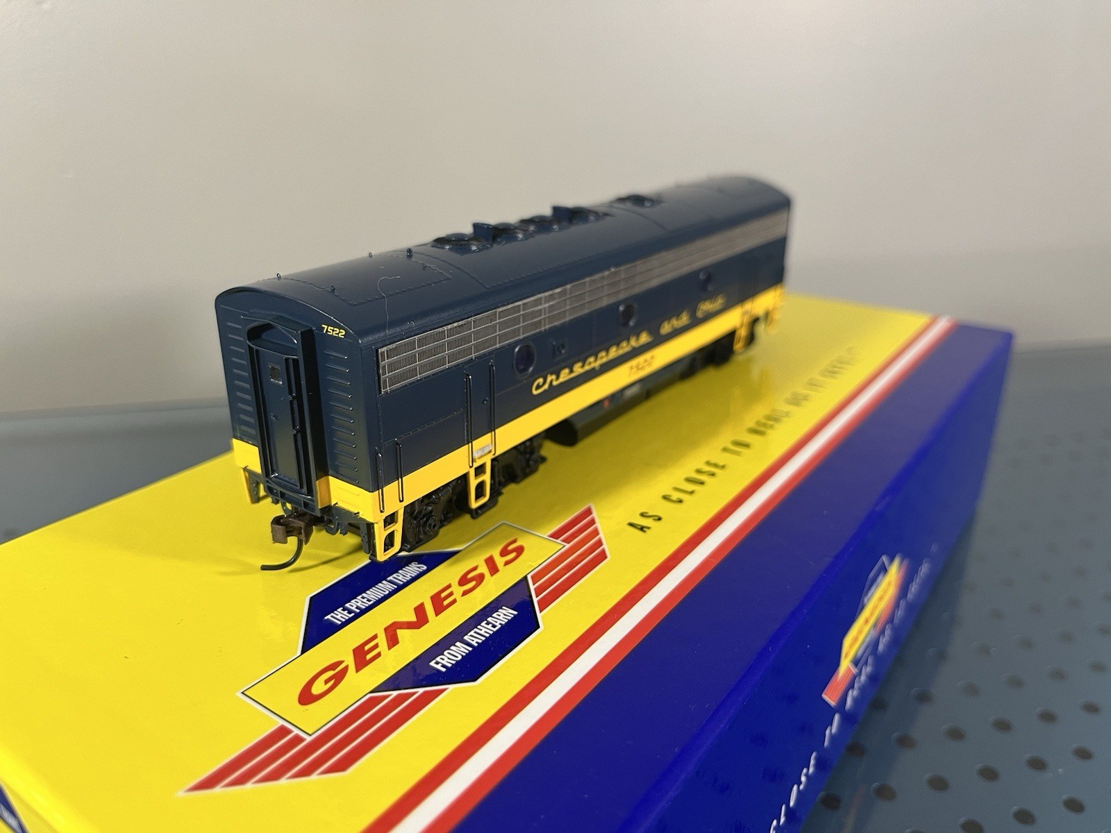 HO Scale Athearn Genesis G1509 C&O Chesapeake & Ohio F7A 7045 F7B 7522 DC