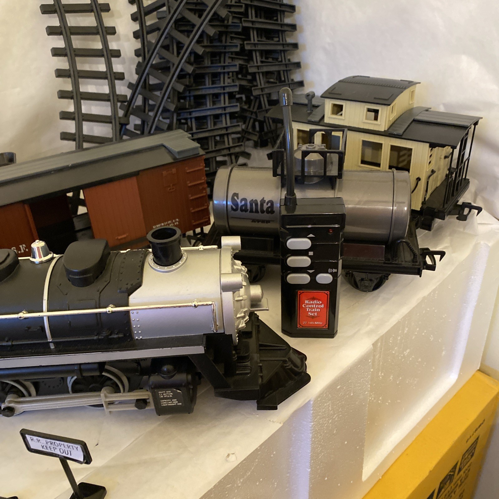 2050 G Gauge Black Silver Steam Locomotive G Scale Tested