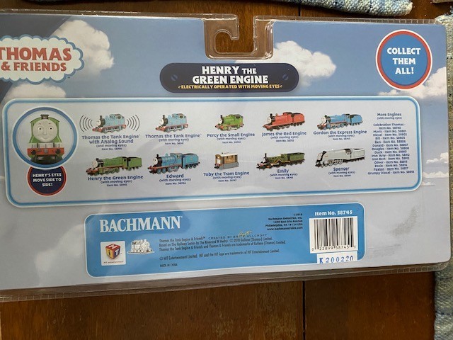 Ho Electric Trains by Bachmann – Henry the Green Engine #58745