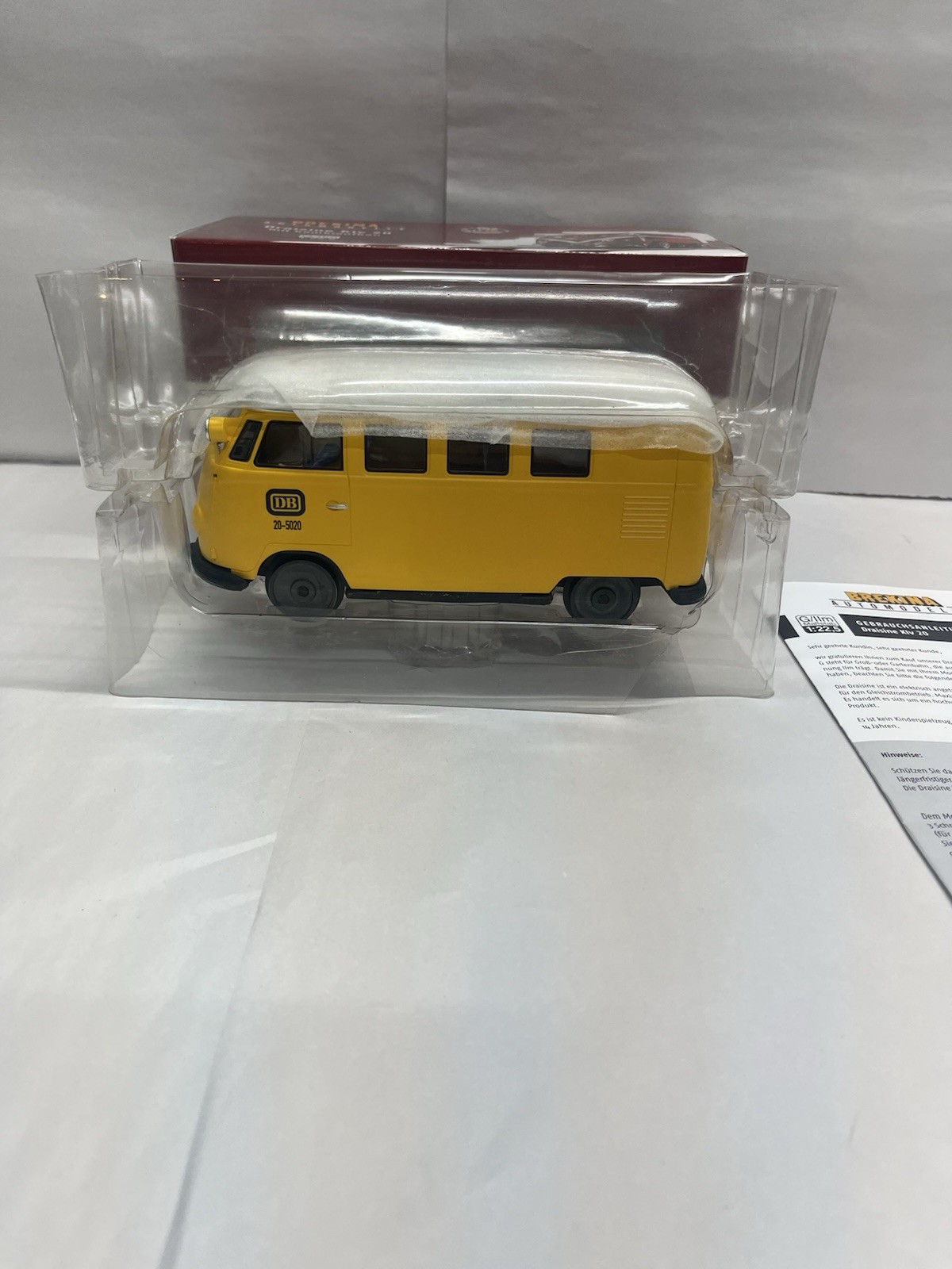 Brekina Draisine Klv 20 mit Kombiaufbau Uhlenbrock digital NEW TRAIN MIB VW VAN