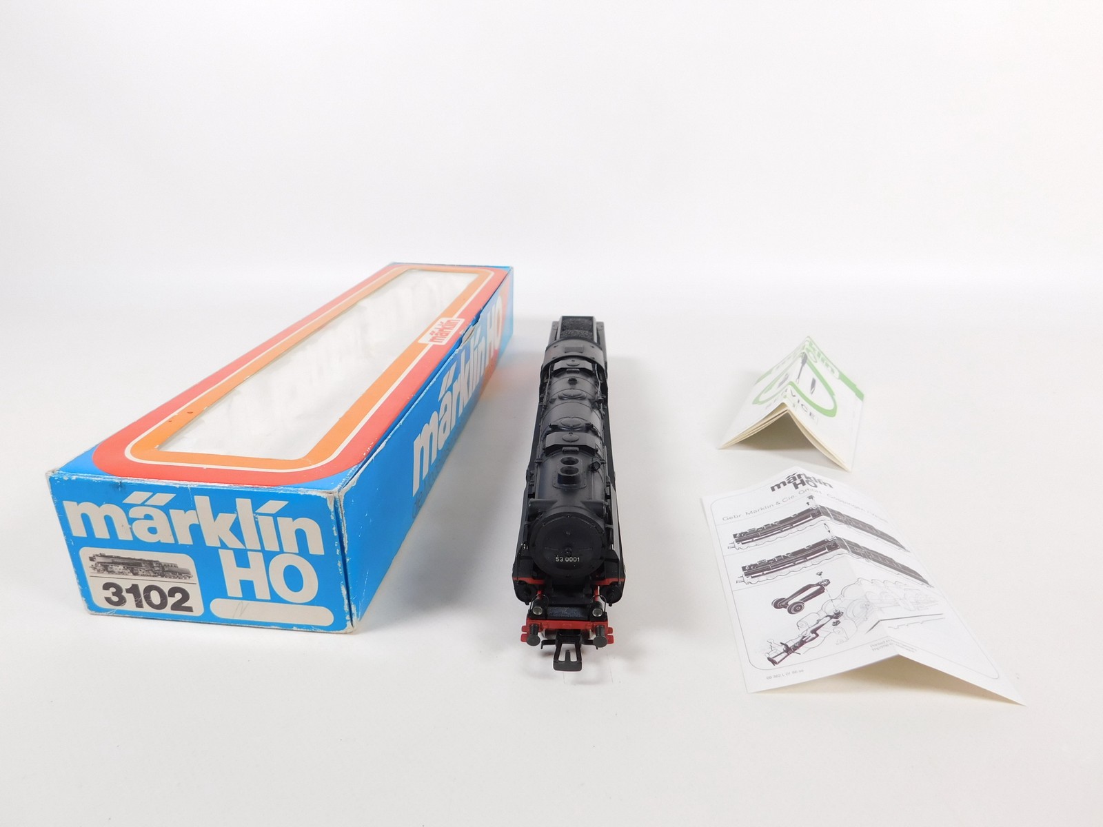 Märklin H0 AC 3102 Cast Steam Locomotive w Tender Mallet 53 0001 DRG Box