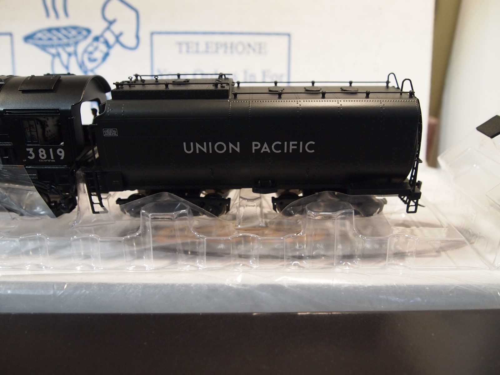 BROADWAY LIMITED HO 4800 UNION PACIFIC AS DELIVERED CHALLANGER No.3819