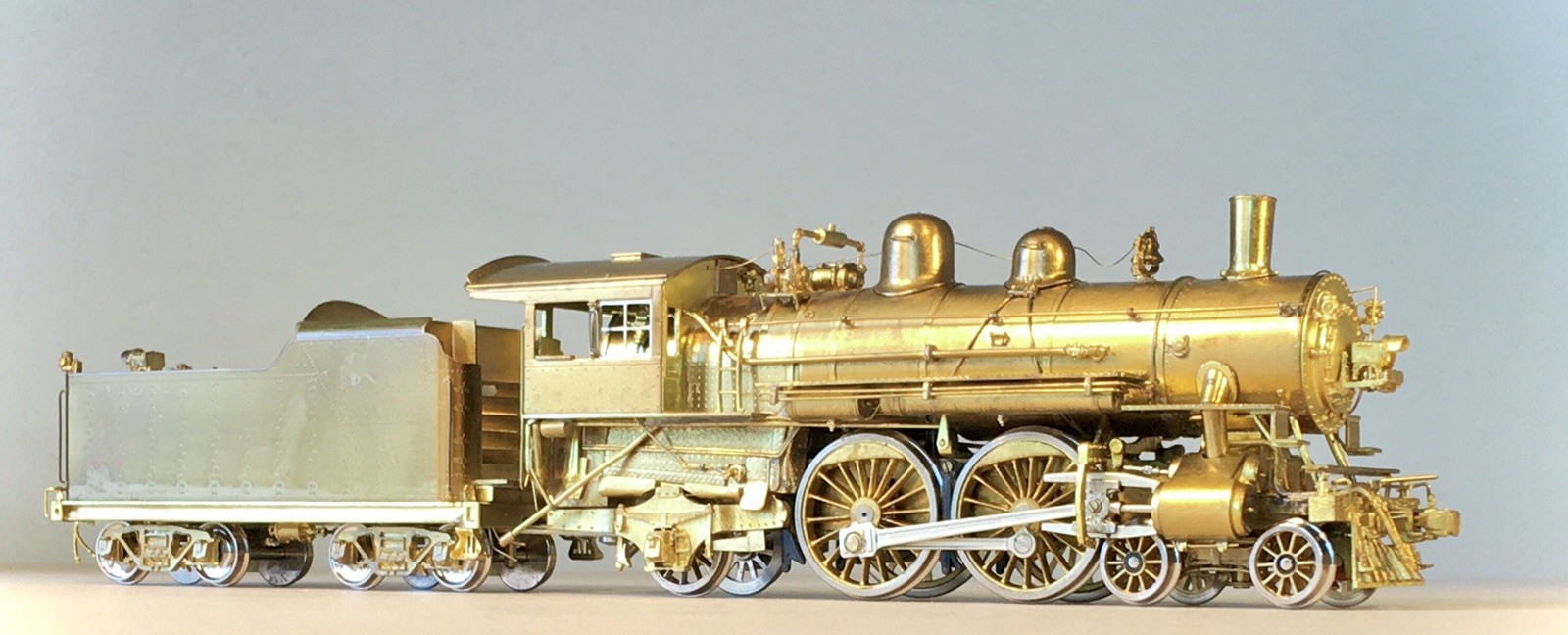 HO BRASS 4-4-2, C&NW ‘D’ Class by OMI – 1468, Slated Cylinders, Super Detailed