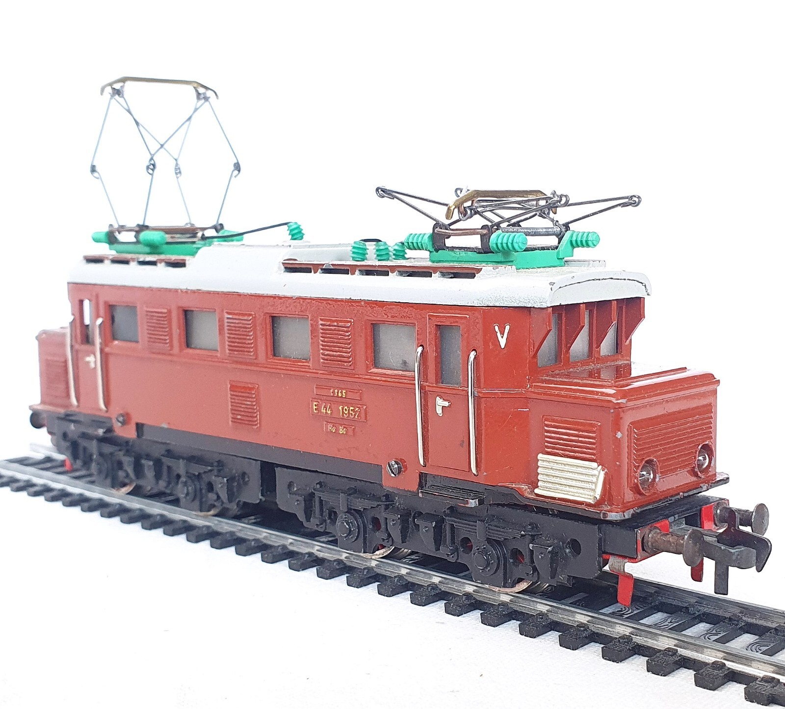 Fleischmann DC HO 1:87 Sweden SJ E44 ELECTRIC LOCOMOTIVE Diecast Metal Boxed`50
