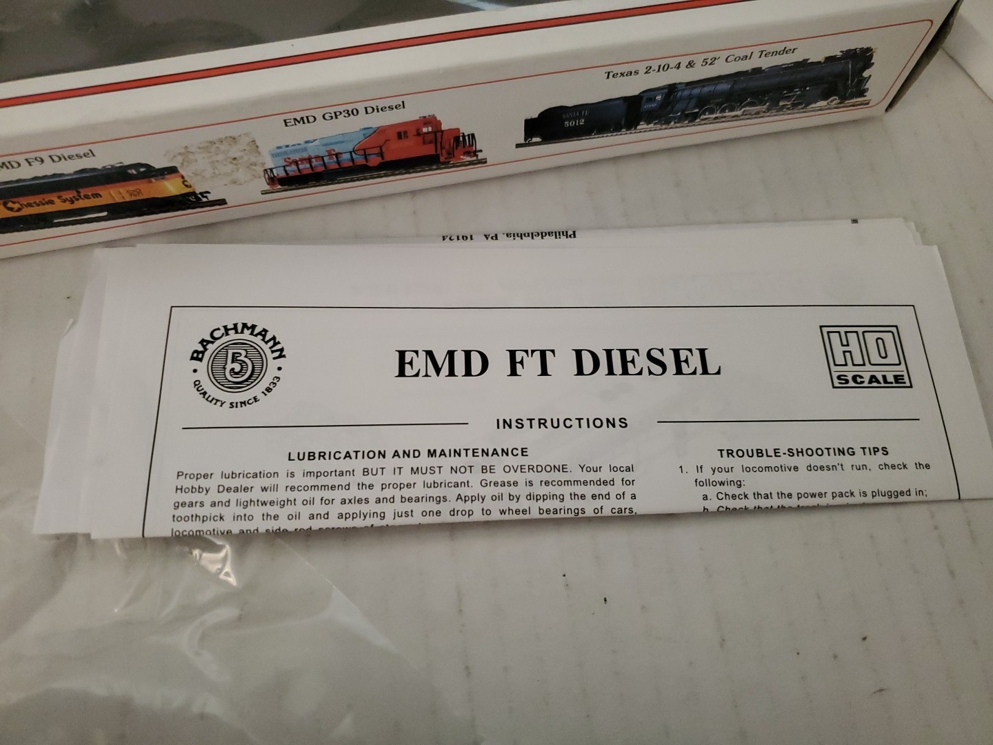HO Scale Bachmann 11705 SAL Seaboard Air Line FT-A Diesel Locomotive