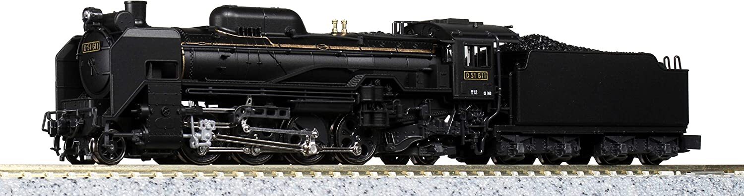 KATO 2016-9 N Gauge D51 Standard Model Train Steam Locomotive Railway Model F/S