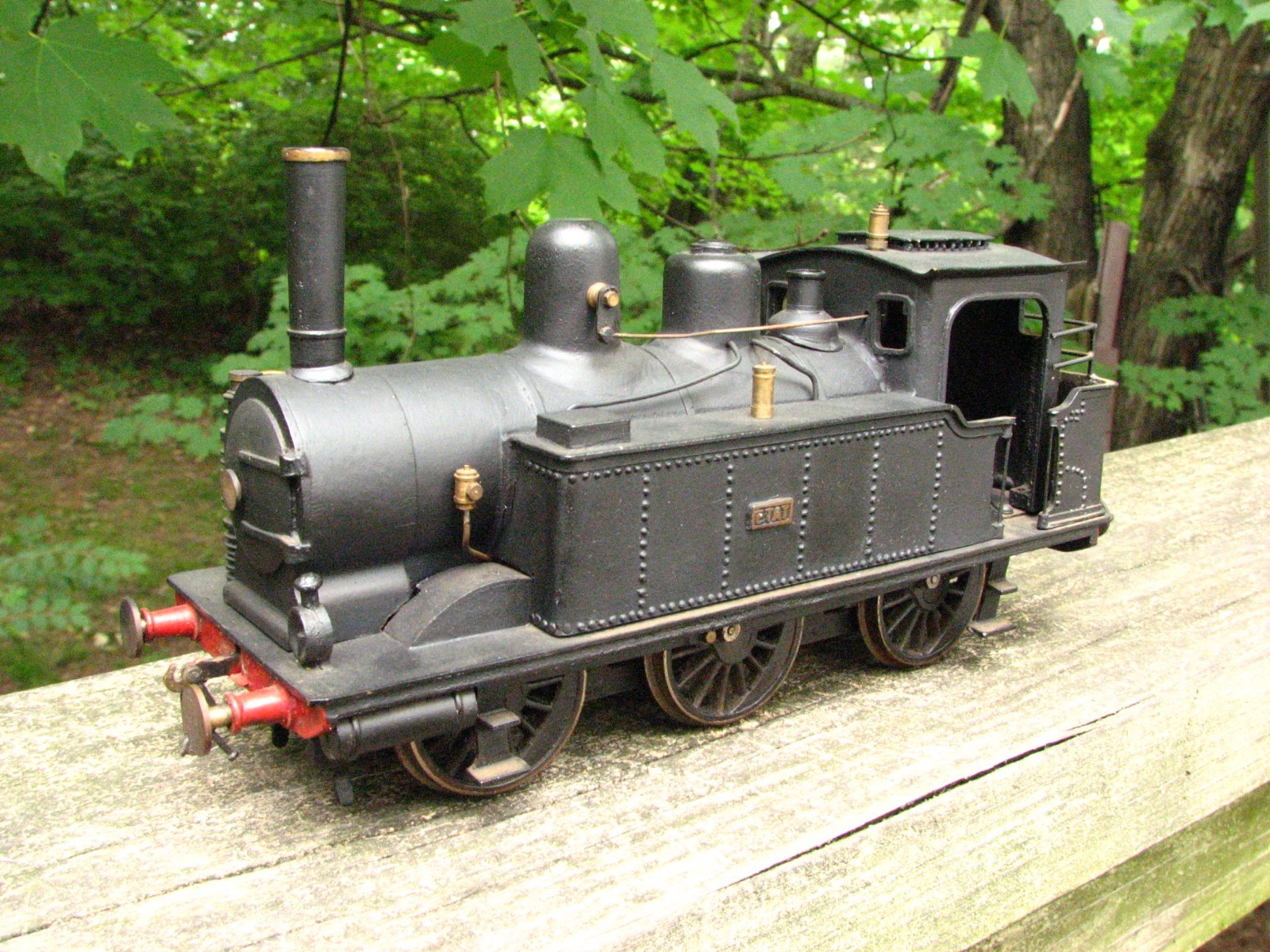 European French ETAT 0-6-0 O Scale 32MM Tank Style Brass Steam Engine Locomotive