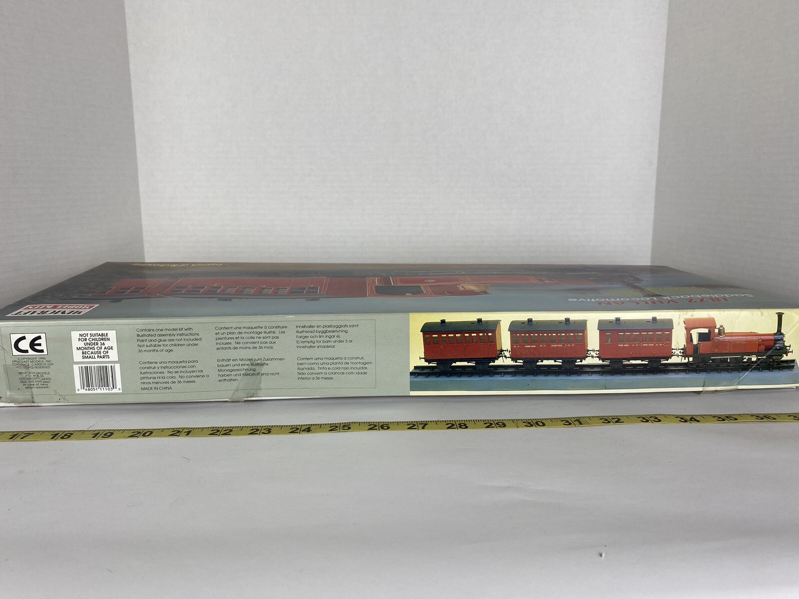 Minicraft 1872 Vulcan Saddleback Locomotive 1/45 plastic model kit
