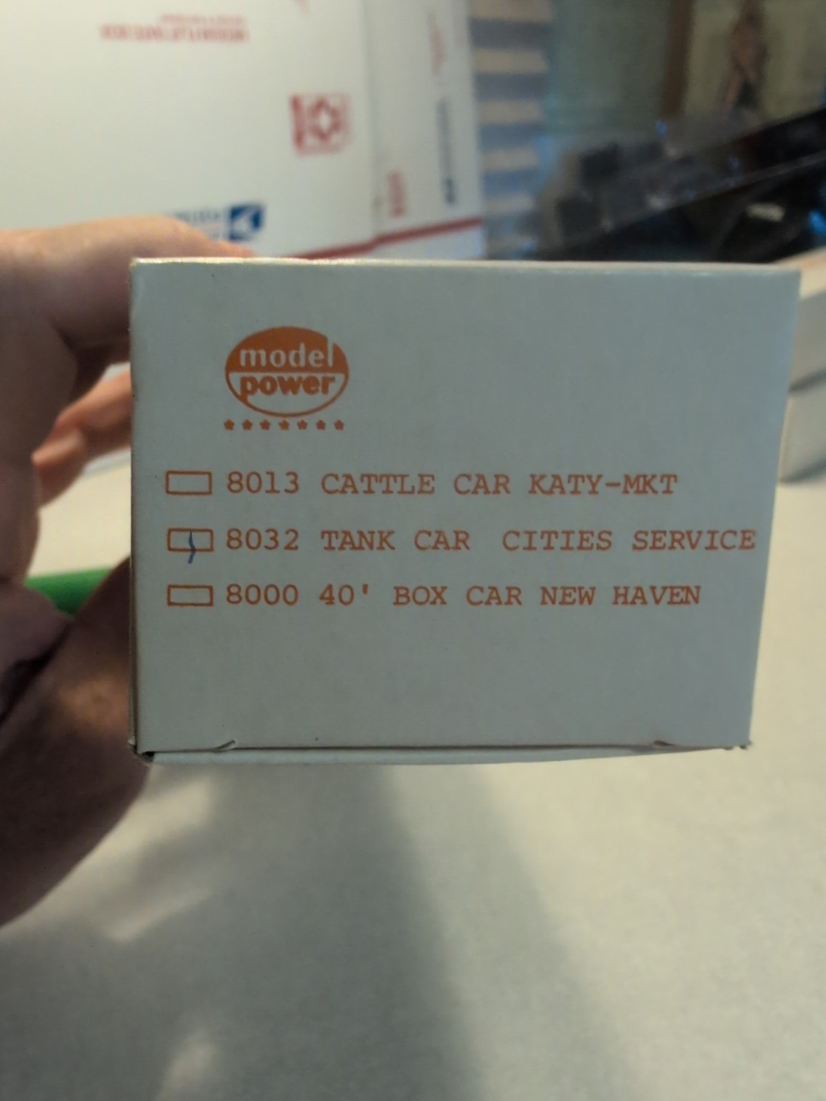 Vintage Model Power~Santa Fe Tank Car Cities Service Train Car~8032~HO Scale~NIB