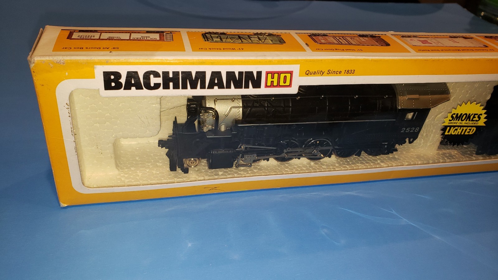Vintage Bachmann “UNION PACIFIC” HO Mikado 2-8-2 With Smoke & Original Box