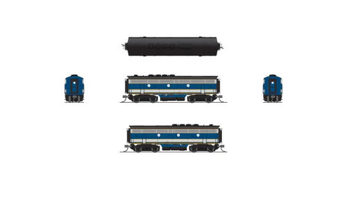 BLI N 9205 EMD F3 Diesel Locomotive A/B Set, Demo #754A1/754B1 (A Sound/DC/DCC)