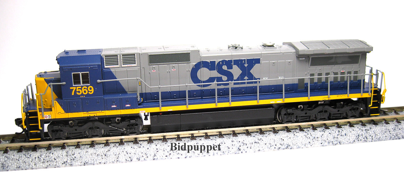 N SCALE ATLAS SILVER SERIES #40005652 CSX Dash 8-40C Locomotive YN2 DCC Ready