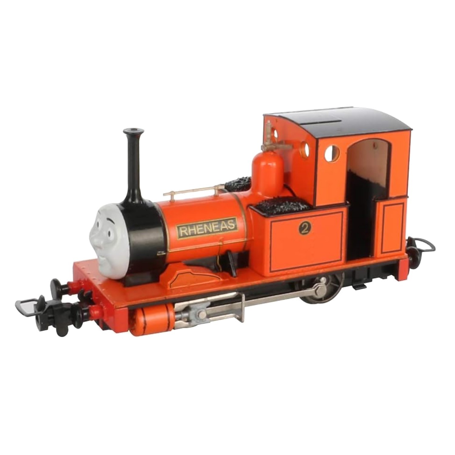 Detailed Rheneas Train Model – Portable Die-Cast in Stunning Orange Finish