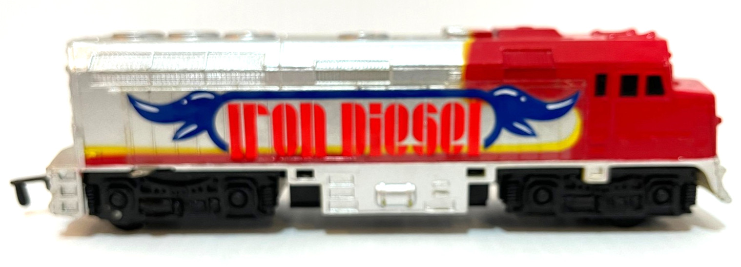 Vintage Iron Diesel Locomotive Train Toy State Industries Railroad