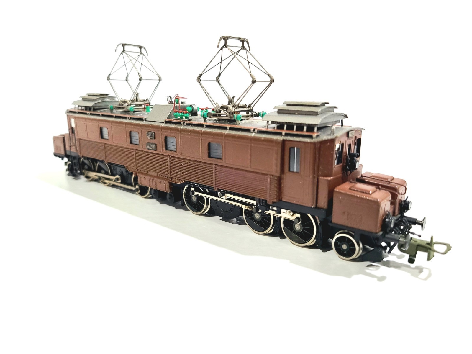 Metropolitan SBB-CFF Ce 6/8 Schlotterbut Brown #14201 HO Brass Model #742